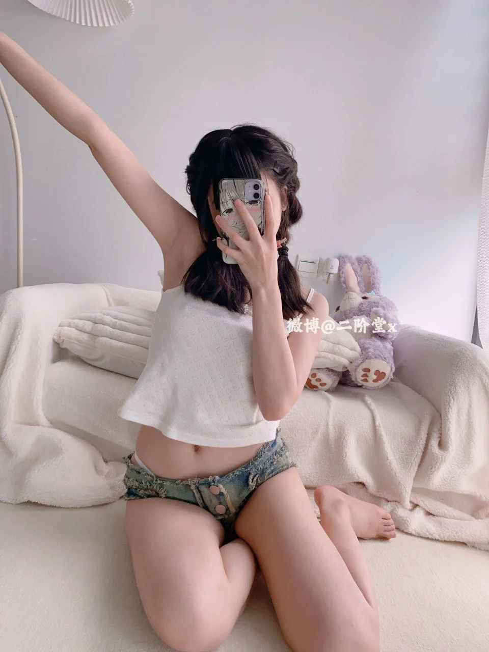 二阶堂 - 牛仔热裤 [80P,1V-101MB] tg@simisebaisi 【丝足阁】009.webp